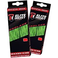 Elite Hockey Prolace Encerado Hockey Skate Cordones – -Set de 2 Pares